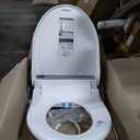 Bio Bidet BB2000 Bliss Electric Bidet Toilet Seat, Warm Water with Air Dryer, Heated Seat with Sensor and Slow Close Lid, Night Light, Remote Control, Elongated, White