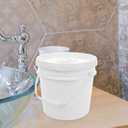 2pcs Food Grade Plastic Wipes Bucket with Lid Portable Baby Wipe Container Wet Towel Dispenser for Car Bathroom Kitchen for Gym Equipment and Home Use