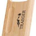 Traeger Grills BAC454 Wooden Grill Scraper  Solid Hardwood Grill Grate Cleaner, Compatible with Pro Series, Ironwood, and Timberline Grills, Safe Bristle-Free Grill Cleaning Accessory