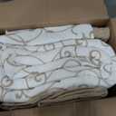 Lady Ann 3Pcs Oversized King Quilt Set 128x120 - Beige Embroidery Pattern Reversible Cotton bedspreads & coverlets, Lightweight Quilted Extra Large Elegant Oversized King Bedroom Bedding Set, Oversized King Plus