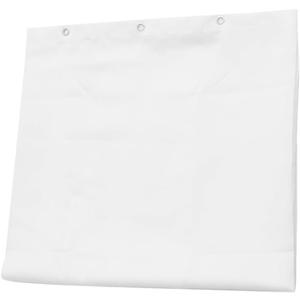 Pure White Thickened Shower Curtain Plain Curtain Easy Installation Modern Design for Bathroom Decor