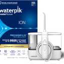 Waterpik ION Professional Water Flosser, Rechargeable and Portable for Teeth, Gums, Braces, 10 Settings, 7 Flossing Tips For Multiple Users And Needs, ADA Accepted, WF-12 White