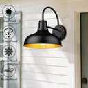 ALLGOT Outdoor Farmhouse Barn Lights, Exterior Wall Mount Lights, Vintage Wall Lighting Fixture, Industrial Outdoor Sconce Lighting for Garage, Front Door, Porch, Patio (Oil Rubbed Bronze, 1 Pack)