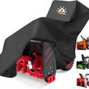 Zettum Snow Blower Cover - 600D Snowblower Covers Waterproof Heavy Duty, Outdoor Snow Thrower Cover Universal Fit for EGO, Honda, Ryobi, Cub Cadet, Ariens, Troy Bilt, Snow Joe, Toro and PowerSmart
