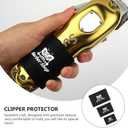 Beaupretty Silicone Clipper Grips 9Pcs Anti-Slip Hair Clipper Covers Comfortable Protective Guards for Professional Hairdressing Accessories