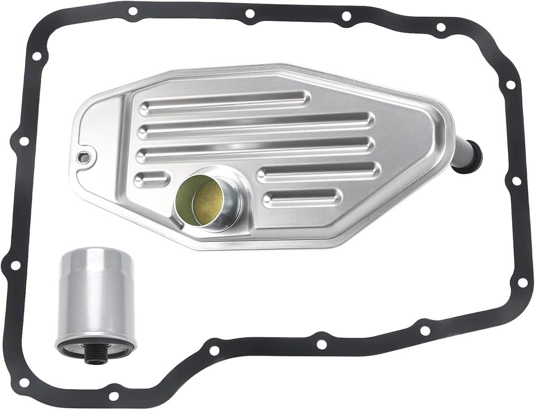 Transmission Oil Filter Kit Fits for 1999-UP Dodge Ram J-eep Chrysler 45RFE 545RFE 65RFE 66RFE 68RFE Transmission 4WD 4X4 Filter Kit Deep Pan Replaces# 5013470AC 5179267AC