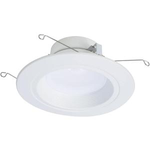 HALO RL56129S1EWHR-CA Selectable Color Temperature, Integrated LED Recessed Trim, White, 6 Inches