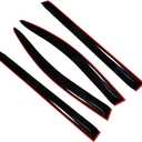 cciyu Rain Guards Compatible with 2011-2020 For Toyota Sienna Side Window Deflector Window Deflector Sun Rain Guard 4 Pieces
