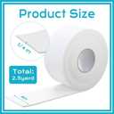 Buryeah 1/4" x 4" x 2.5 Yard Foam Adhesive Cast Padding Medical Foam with Adhesive Back for Sports Injured Areas, Ball of Foot Cushion, Blister Pads, Foot Pain, Splints and Pad (White)