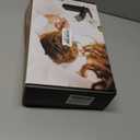 Brushed Gold Bathroom Faucets, Waterfall Bathroom Sink Faucet Single Handle Bathroom Faucet for 1 or 3 Hole, Mixer Tap Vanity Faucet with Deck Plate, Pop-up Drain and Supply Hoses