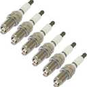 ECCPP Spark Plug Platinum Iridium Fit for 2007-2009 for Acura for MDX 3.7L/V6,2002-2005 for Honda for Civic 2.0L/L4 Replacement for 6994,IZFR6K-11 (6 Spark Plugs)