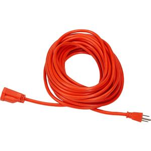 Amazon Basics 50 foot 3-Prong Vinyl Indoor/Outdoor Extension Cord - 13 Amps, 1625 Watts, 125 VAC, Orange