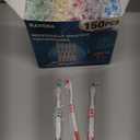 Navona 150 PCS Individually Wrapped Bulk Toothbrush Pack, Disposable Soft Bristle for Adult or Kid, Ergonomic Handle, Perfect for Travel, Hotel, Donation