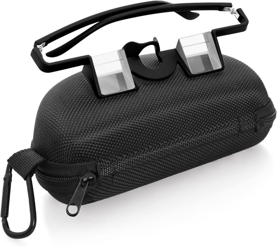 AOLEBA Premium Belay Glasses for Rock Climbing Enhance Comfort Safety Versatile Prism Eyewear for Climbers Outdoor Climbing Activities (Black)