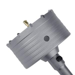 115mm / 4.5 inch Concrete Hole Saw with 220mm SDS Plus Shank Connecting Rod, Tungsten Carbide Teeth (7.7mm x 4mm) Cement Hole Saw for Concrete Cement Brick Wall Stone 115mm (4.5 inch)