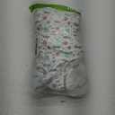 Swaddle Sack Arms Up, Allows Babies HIPS to Move Freely, fits Newborn Babies 0-6 Months, Arms in/Out Transition Swaddle Sack, Baby Sleep Sack, Organic Cotton Fox (Mint Salmon Orange) (White Green Orange Yellow)