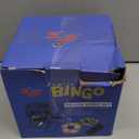 Yuanhe Deluxe Bingo Game Set-Includes Metal Cage,500 Colorful Bingo Chips,100 Bingo Cards,75 Colored Balls,Plastic Masterboard,Great for Large Groups,Parties