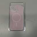 Misea Magnetic for iPhone 15 Case Compatible with MagSafe [Military Grade Drop Protection] Full Camera Lens Protector Plating Glitter Soft Phone Case for Women Girls, Pink