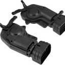 X AUTOHAUX Replacement Front Left Driver Right Passenger Side Power Door Lock Actuator Motor for Toyota Tundra 00-06 Door Latch Actuator Assembly Replace No.691200C010/691100C010 Black 1 Pair