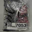 Women's Rhinestone Fitted Tight Snug Shirt Sexy Red Lips (Medium, Black Tank Top)