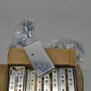 Concealed Joist Hanger(8 PCS),2"x4" Galvanizing Steel Outdoor Concealed-Flange Joist Bracket with Screws, Concealed-Flange Hanger Bracket for 2"x4" Beam,Swing, Fence,Handrail