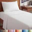 Twin XL Size 3 Piece Sheet Set - Comfy Breathable & Cooling Bed Sheets Set - Hotel Luxury Bedding for Women, Men, Kids, Teens, Boys & Girls - Deep Pockets, Ultra-Soft, Wrinkle Free - Oeko-Tex - White