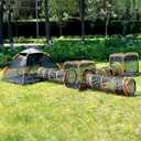 Catio Outdoor Cat Enclosures for Indoor Cats, 6-in-1 Outside Large Playground Include Portable Cat Tent, for Cats and Other Pets