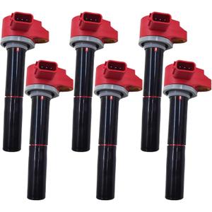 HLZPRODUCT Performance Ignition Coil Pack Set Of 1 Compatible With Mercury VERADO 200HP 225HP 250HP 275HP 300HP 350HP 400HP 6CYL Replacement for 8M0039809 339-880615T01 19005251 12582000