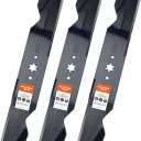 CUB CADET 942-0677B 18.5" High Lift Blades 3-Pack GT1054 GT1554 RZT54 54" Decks