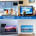 TV Antenna Indoor, Digital Amplified Indoor HDTV Antenna, 1080p VHF UHF Television Local Channels Detachable Signal Amplifier and 16.5ft Long Coax Cable