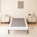 5 Inch Box Spring Twin Size, 1500lbs Heavy Duty Twin Bed Box Spring Bed Base Metal Mattress Foundation, Easy Assembly, Noise Free