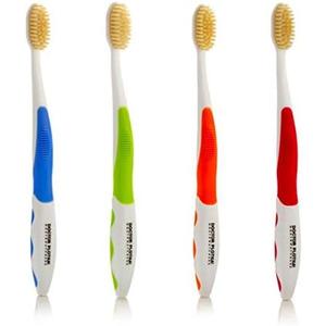 MOUTHWATCHERS Dr Plotkas Soft Bristle Flossing Toothbrush Manual Soft Toothbrush for Adults, Ultra Clean, Good for Sensitive Teeth and Gums, Variety Only 2 Pack, Colors May Vary