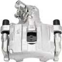 TRQ Rear Brake Caliper Set Zinc Coated Hardware Compatible with 2007-2009 Ford Focus