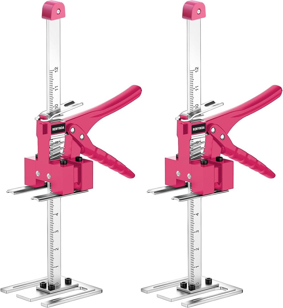 RENYINDA Labor-Saving Arm Jack Multifunctional Construction Jacks, Furniture JacksLift Height 10 inches 300lb Load-Bearing for Installing Windows and Doors, Lifting Furniture, Woodworking Tools