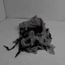 Grim Reaper Cloak With Hood Black Medieval Renaissance Cloak Ghost Cape Halloween Cosplay Witch Wizard Demon Vampire Costume (One Size, Grey)