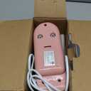 Hand Mixer Electric, Small Food Mixer 7 Speeds Handheld Blender,304 *(1* Whisk, 2* Beater, 2*Dough Hook) Kitchen Blender for Cream, Cookies, Dishwasher Safe, Pink