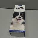 HUIHUANG Champagne Glitter Wired Ribbon 4 inch for Christmas Tree, Champagne and Blue Square Mesh Wired Ribbon for Large Bows, Garlands, Wreaths, Swag, Gift Wrapping, Home Decor- 10 Yards