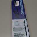 Wall Mount Clothes Drying Rack, Wall Mounted Drying Rack, Upgraded 3-Fold & Sturdy Laundry Drying Rack with 12 Dual-Side Hooks Space Saver for Laundry Room, Apartment, Dorms - Black