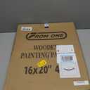 4 Pack 16x20 Basswood Paint Pouring Panels Wood Painting Boards for Acrylic Pouring, Oil & Resin Art Sturdy Pre-Sanded Artist Panels for Professionals & Exhibitions