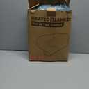 Electric Heated Blanket Full Size 72"x84" - Dual-Sided with Microplush & Sherpa Fabric, 4 Heat Settings & 10 Hours Auto Off, Machine Washable - Teal