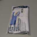 Ewedoos UPF50+ Boys Swim Shirt Rash Guard Long Sleeve Quick Dry Sun Shirts Kids Boys Fishing Shirt for Summer Outdoor (Small, White)