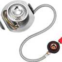 BESPORTBLE Portable Camping Gas Stove, Stainless Steel Mini Propane Burner for Outdoor Cooking, Lightweight Pocket-Sized Bbq Furnace for Hiking and Picnic