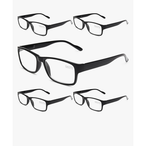 Gaoye Professional Reading Glasses for All Day - Computer Readers with Blue Light Protection - Value Pack 5.5x