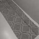 Lecloud Wasa Charcoal Grey Sheer Curtains 63 Inch Length 2 Panels, Classic Solid Jacquard Textured Bedroom Curtains, Light Filtering & Lightweight Gauzy Window Curtain for Living Room, 42 W x 63 L