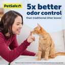 PetSafe ScoopFree Crystal Cat Litter & Refill Tray with Lid, Fragrance Free, 4.3 Lb Bag with Each Tray, Pack of 6