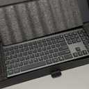 Wireless Mouse and Keyboard Combo, Full-Size Computer Keyboard with Calculator Button, 2400 Dpi Ergonomic Mouse, Ultra-Thin Cordless USB Keyboard and Mouse Set for Laptop Windows Mac - Gray (KM458-Grey)