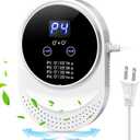 Ozone Odor Eliminator for Strong Odor 99% Cat Litter Deodorizer Dog Poof Odor Removal Home Plug in Air Purifier for Bedroom Toilet Kitchen Pets Shoe Smoke Car Formaldehyde Air Freshener White (4 Modes)