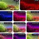 SEAOURA Aquarium LED Light for 48-54in Freshwater Tank, Full Spectrum Aquarium Light for Plant Growth, 6H/8H/12H Timer, WRB 3 Channel Customizable, 10 Brightness & 11 Colors, Adjustable Bracket