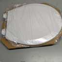 Bemis 500EC Durable Wood Toilet Seat with Easy Clean Hinges, Made in USA, Round, Biscuit