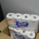 Scott 1000 Toilet Paper, 32 Rolls, Septic-Safe, 1-Ply Toilet Tissue , White
